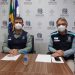 Secretário de Saúde, Nésio Fernandes, e subsecretário de Vigilância em Saúde, Luiz Carlos Reblin, em coletiva realizada nesta segunda-feira (22) — Foto: Divulgação/Sesa