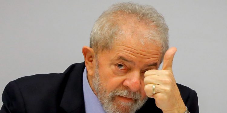 Ex-Presidente Lula durante reunião do PT  -Estrategias para a Economia Brasileira- Foto: Sérgio Lima/PODER 360