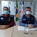 O gerente Estadual de Vigilância em Saúde do Espírito Santo, Orlei Cardoso, e o secretário de estado da Saúde, Nésio Fernandes — Foto: Divulgação/Sesa-ES