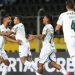 O jogador Dudu, da SE Palmeiras, comemora seu gol contra a equipe do Deportivo Táchira FC, durante partida válida pela fase de grupos, da Copa Libertadores, no Estádio Pueblo Nuevo. (Foto: Cesar Greco)