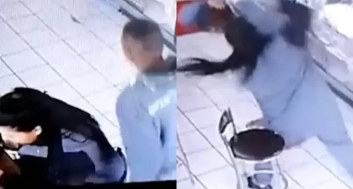 Imagem registrada por câmeras de segurança