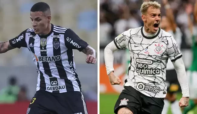 foto: Montagem com imagens de Pedro Souza/Atlético e Rodrigo Coca/Agência Corinthians
