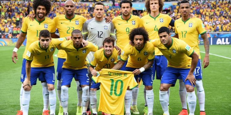 Seleçao brasileira que enfrentou a Alemanha no 7 a 1, na Copa de 2014 Foto: VANDERLEI ALMEIDA / Agência O Globo