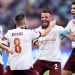 Kovacic, Walker, Bernardo Silva e Rodri comemoram gol do City contra o Urawa Reds na semifinal do Mundial de Clubes Robbie Jay Barratt - AMA/Getty Images